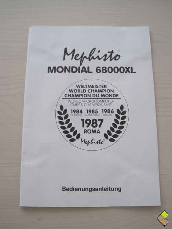 Mephisto Mondial 68000 XL